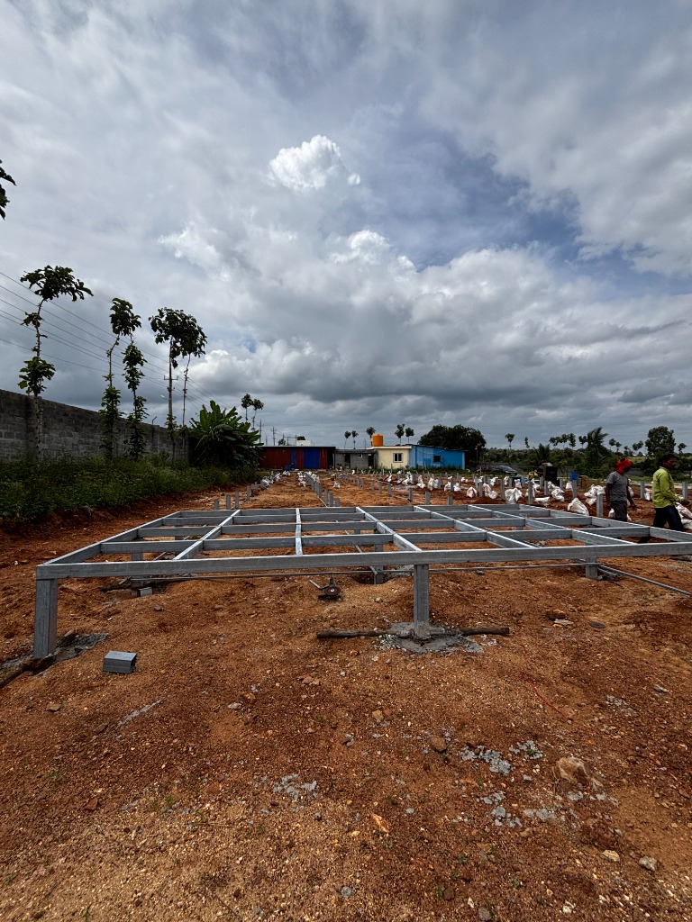 Elevated foundation base framing