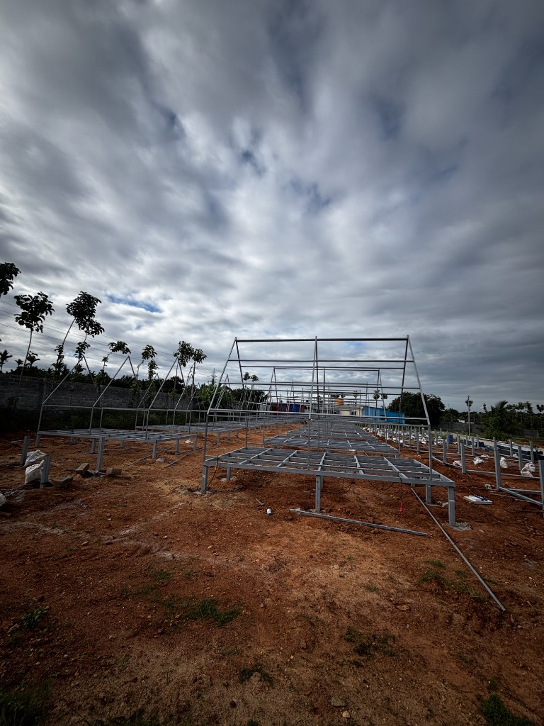 Sloped terrain foundation platforms