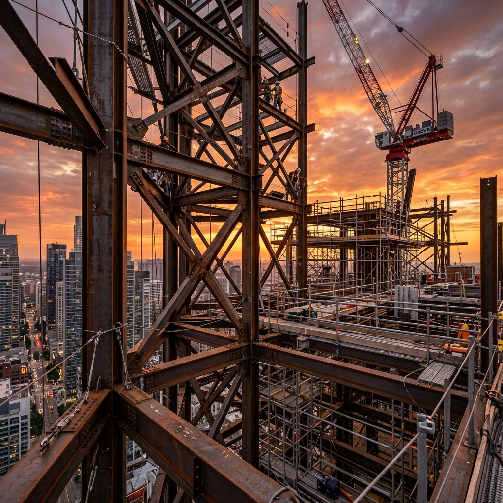 Loyal Projects structural consulting - engineering skeleton construction site